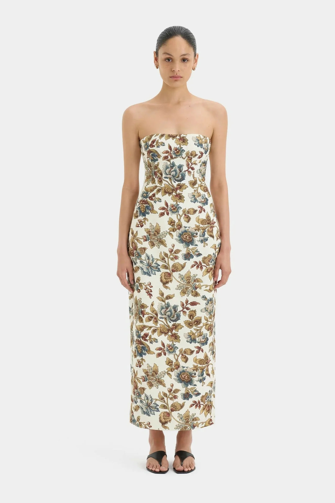 Sir The Label Eleanora Column Midi Dress