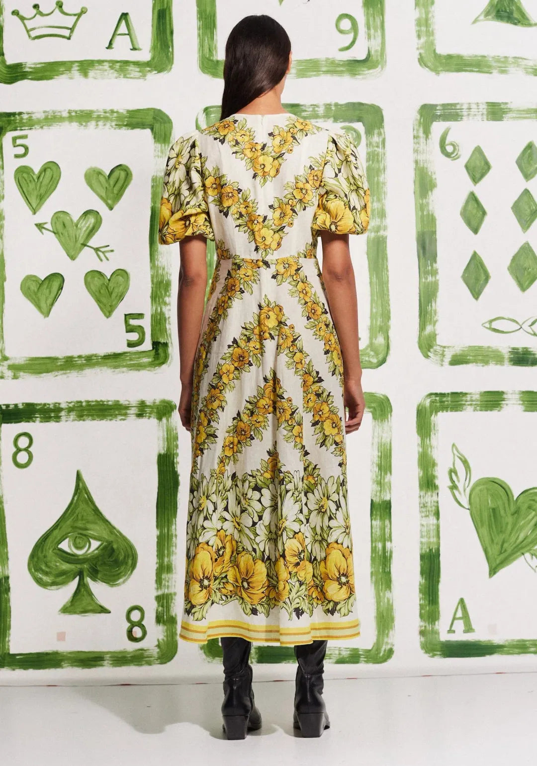 Alémais Floral Gisela Midi Dress