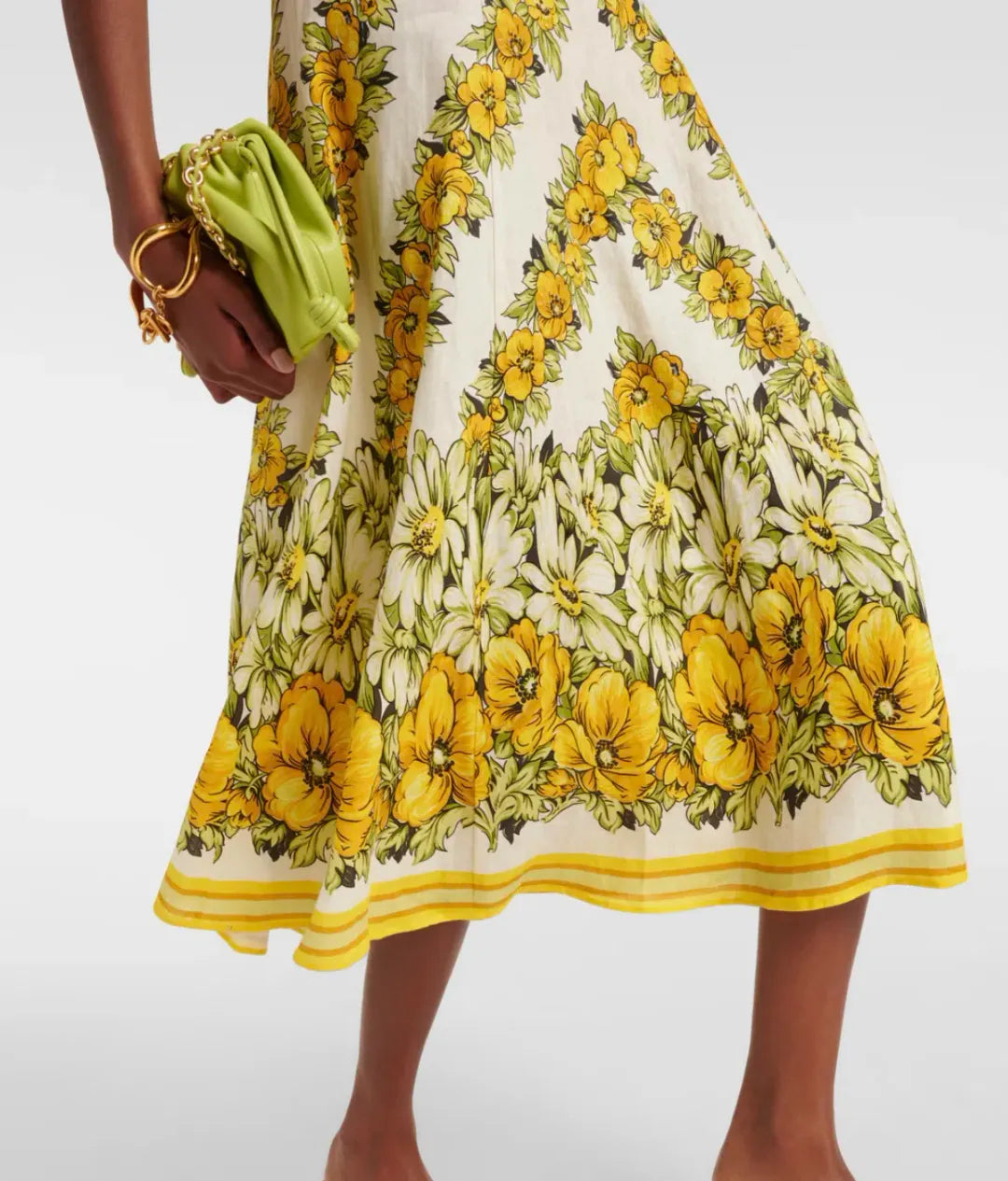 Alémais Floral Gisela Midi Dress