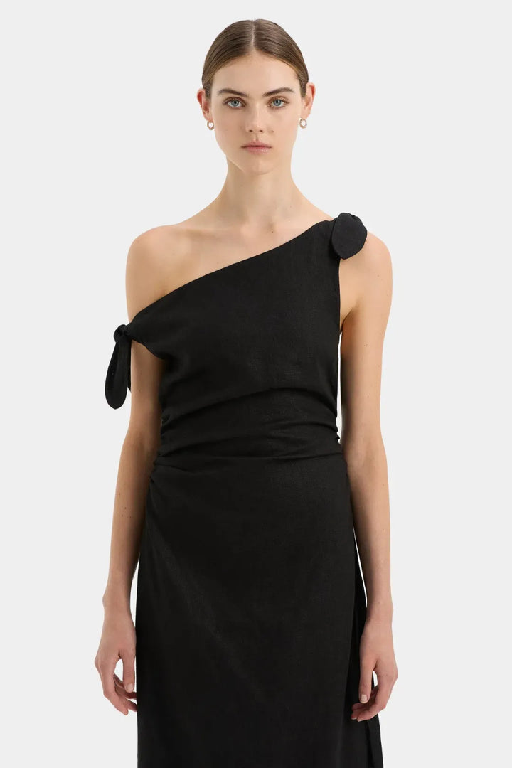 Sir The Label Black Bettina Off The Shoulder Dress