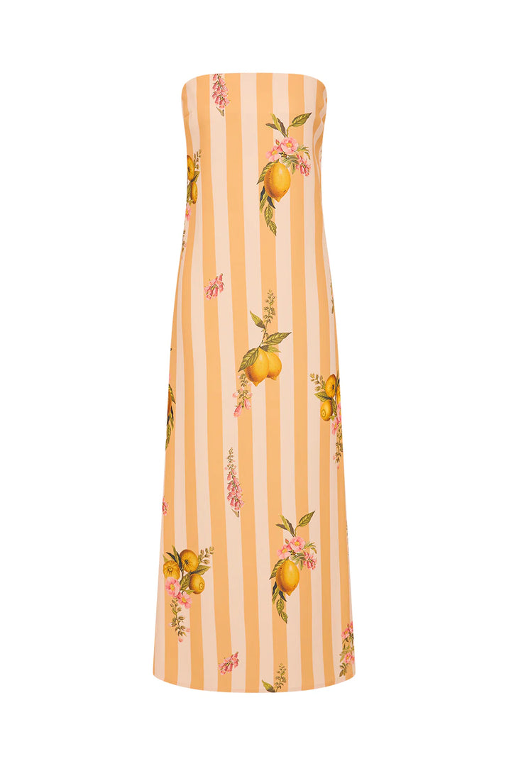 Palm Noosa Citrus Stripe Alessia Dress