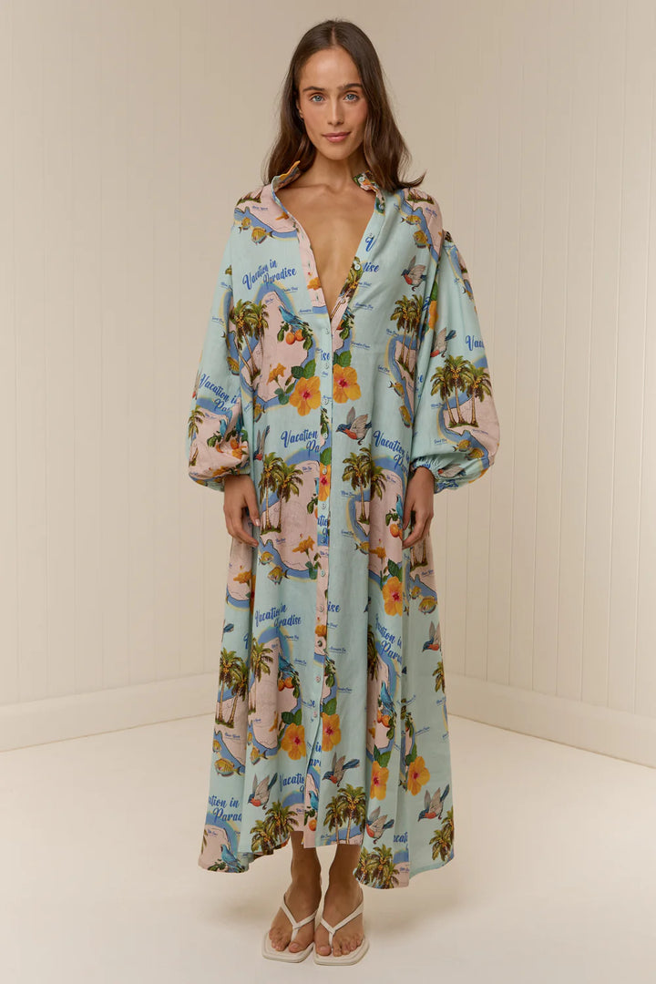 Palm Noosa Palm Paradise Noddy Dress
