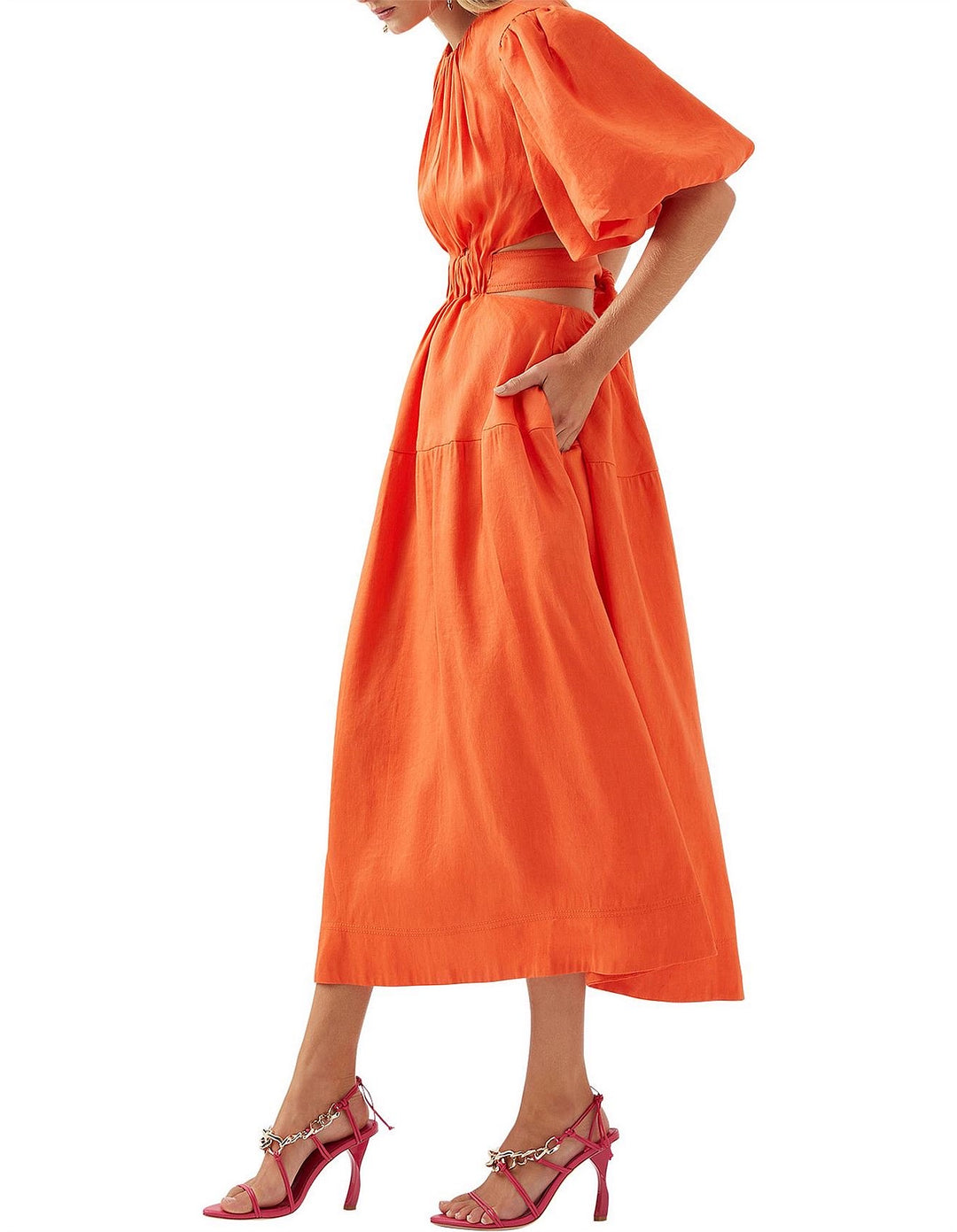 AJE Cosette Orange Midi