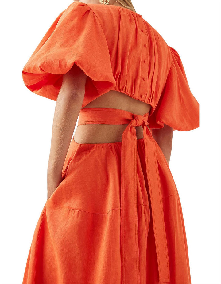 AJE Cosette Orange Midi