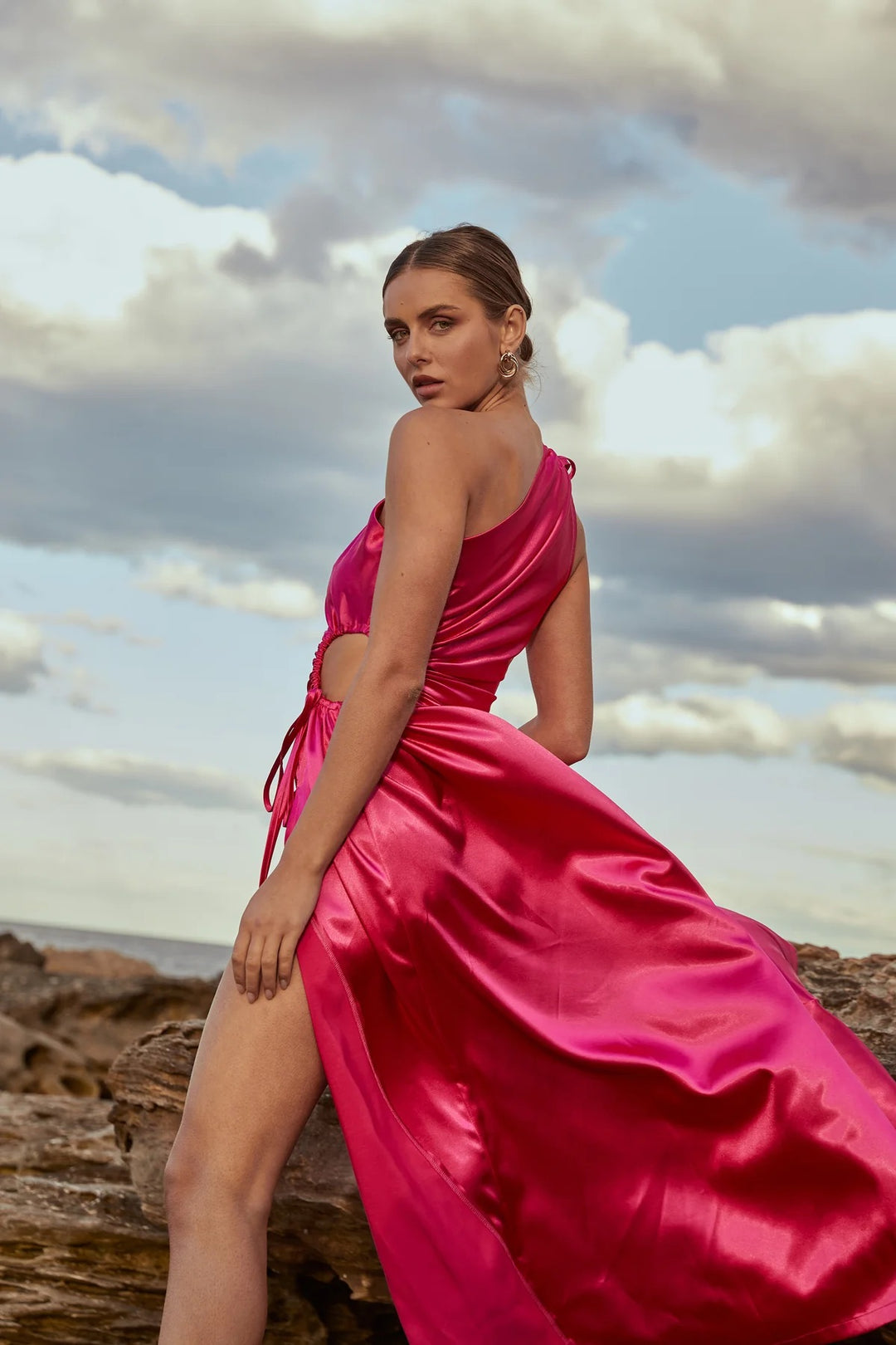 Sonya Moda Nour Fuchsia Dress