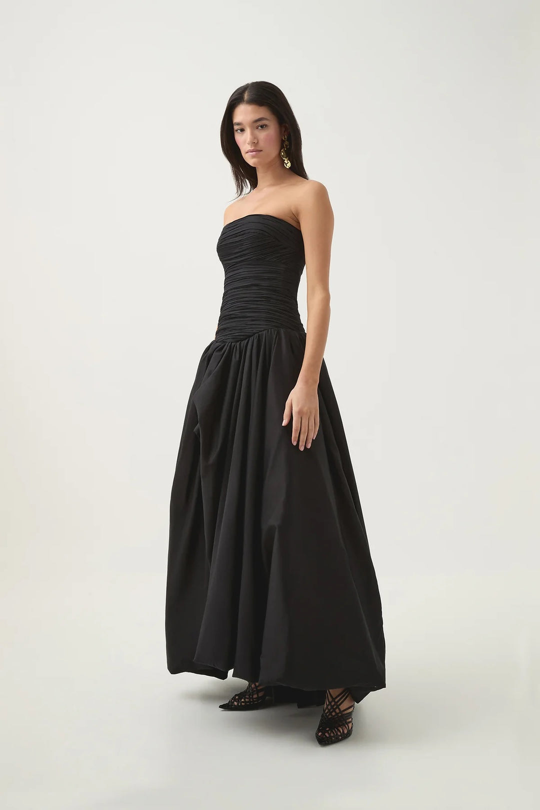 AJE Violette Bubble Hem Maxi Dress