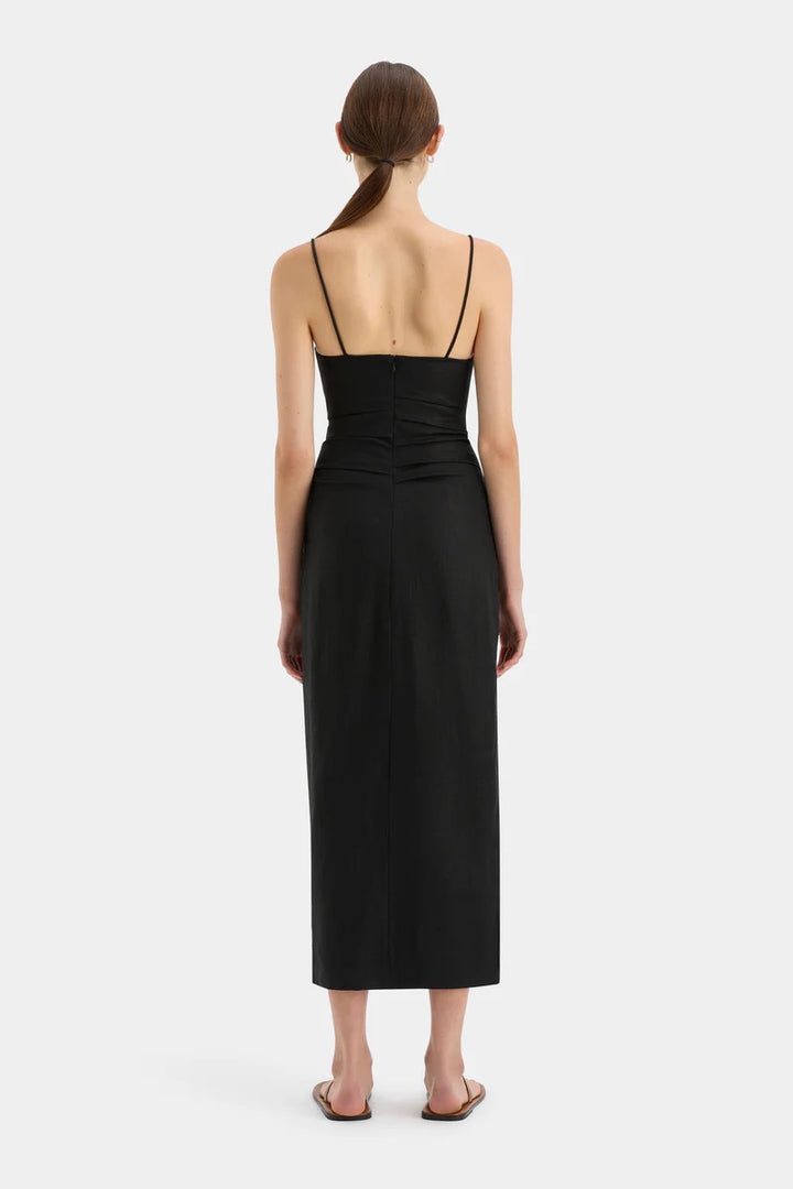 Sir the Label Noemi Balconette Midi Dress