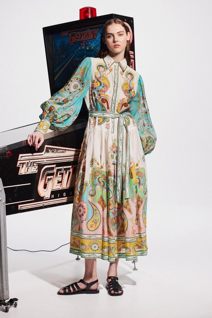 Alémais Pinball Shirtdress